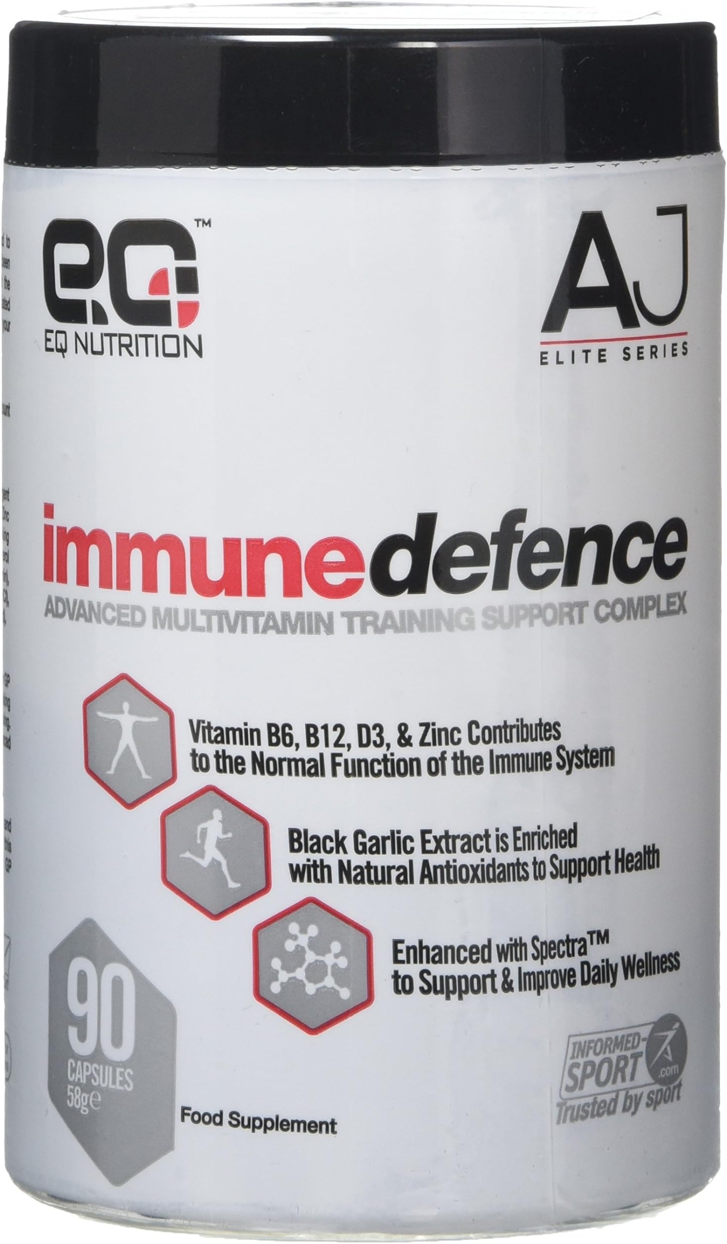 EQ Nutrition Anthony Joshua Elite Series Immune Defence Supplement, 0.58 kg (90 Capsules)