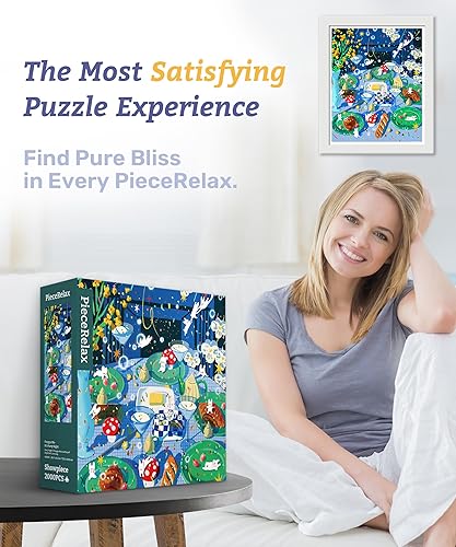 Miniatura 2 de PieceRelax Rompecabezas de plástico para adultos 2000 piezas Fangyu Ma - Es noche de fiesta juegos de mesa y regalos más satisfactorios No se