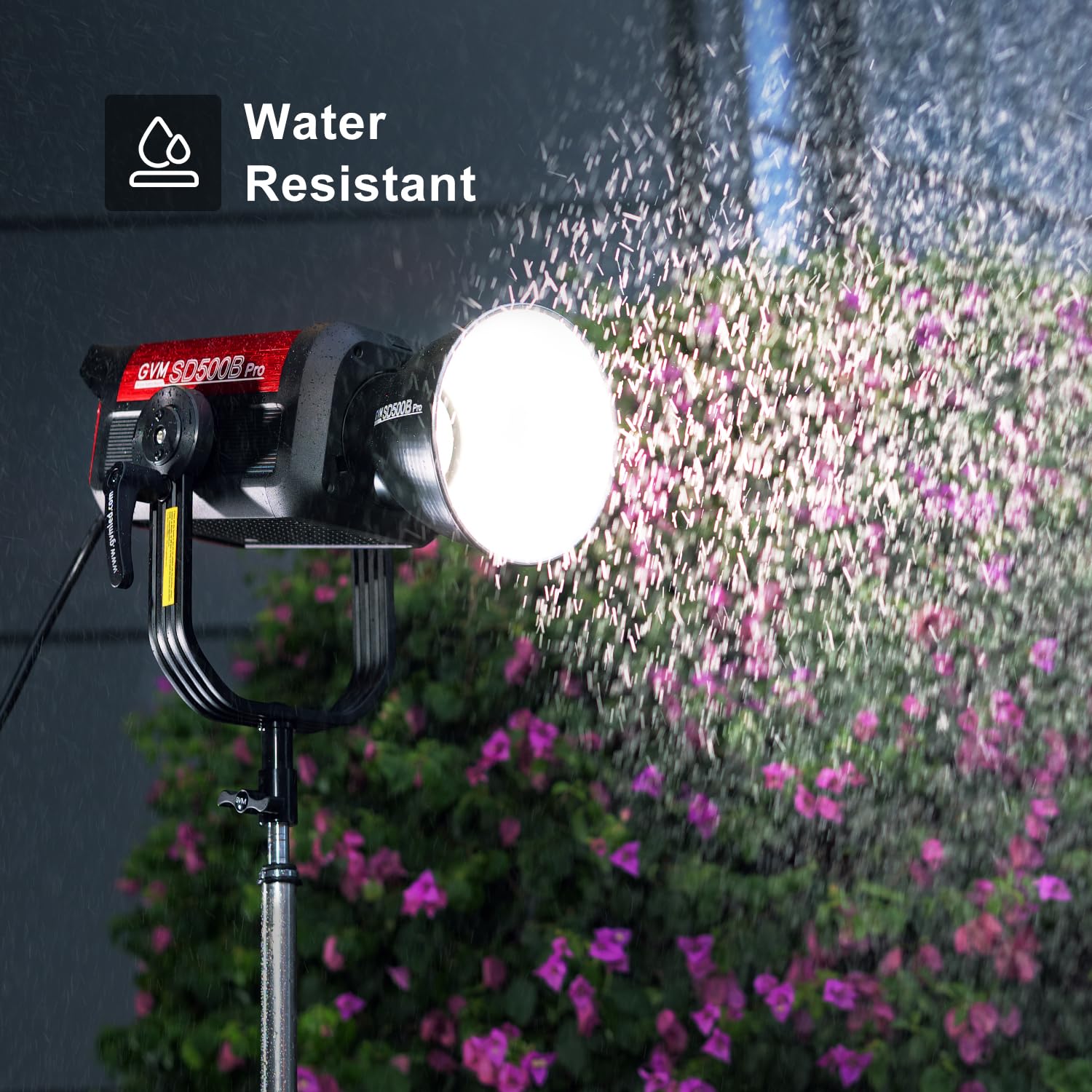 GVM Pro SD500B Luce Video LED 500W Con Attacco Bowens - Temperatura Colore Regolabile 2700K-6800K, CRI/TLCI 97+, Controllo App E DMX, Per Fotografia E Video Studio