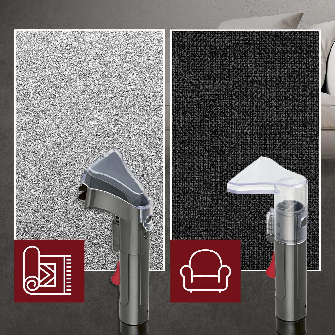 CLEANmaxx Nettoyant pour tapis et tissus d'ameublement compact plus | Aspirateur de lavage inclus EASYmaxx Nettoyeur de tapis | Aspirateur humide et nettoyant pour aspirateur de lavage, adapté pour