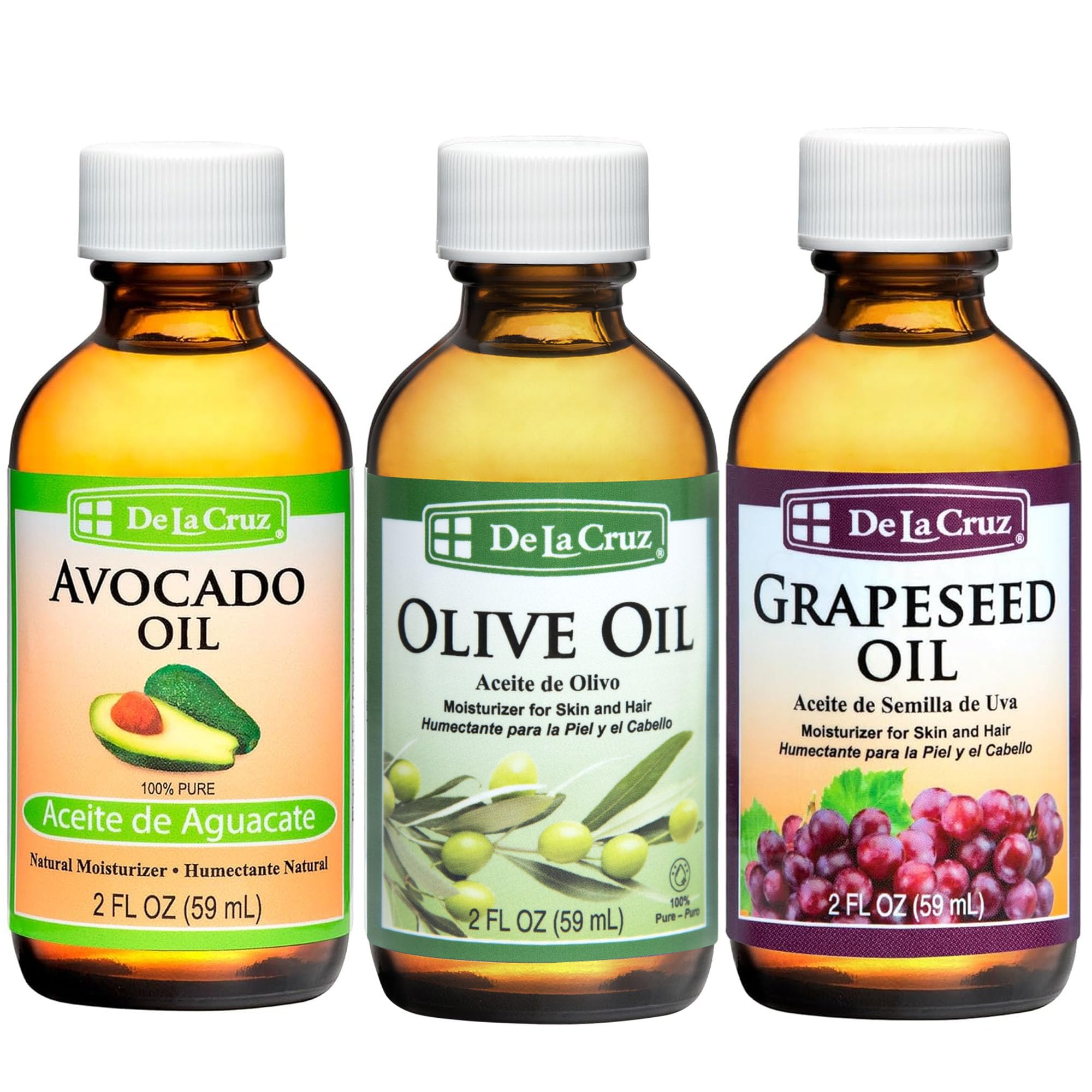 Amazon.com : De La Cruz Avocado Oil, Pure Olive Oil and Grapeseed