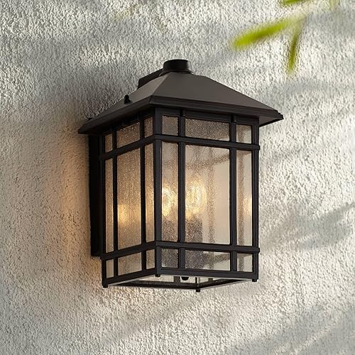 Miniatura 2 de J du J Sierra Craftsman - Lámpara de pared para exteriores de 15 pulgadas de alto