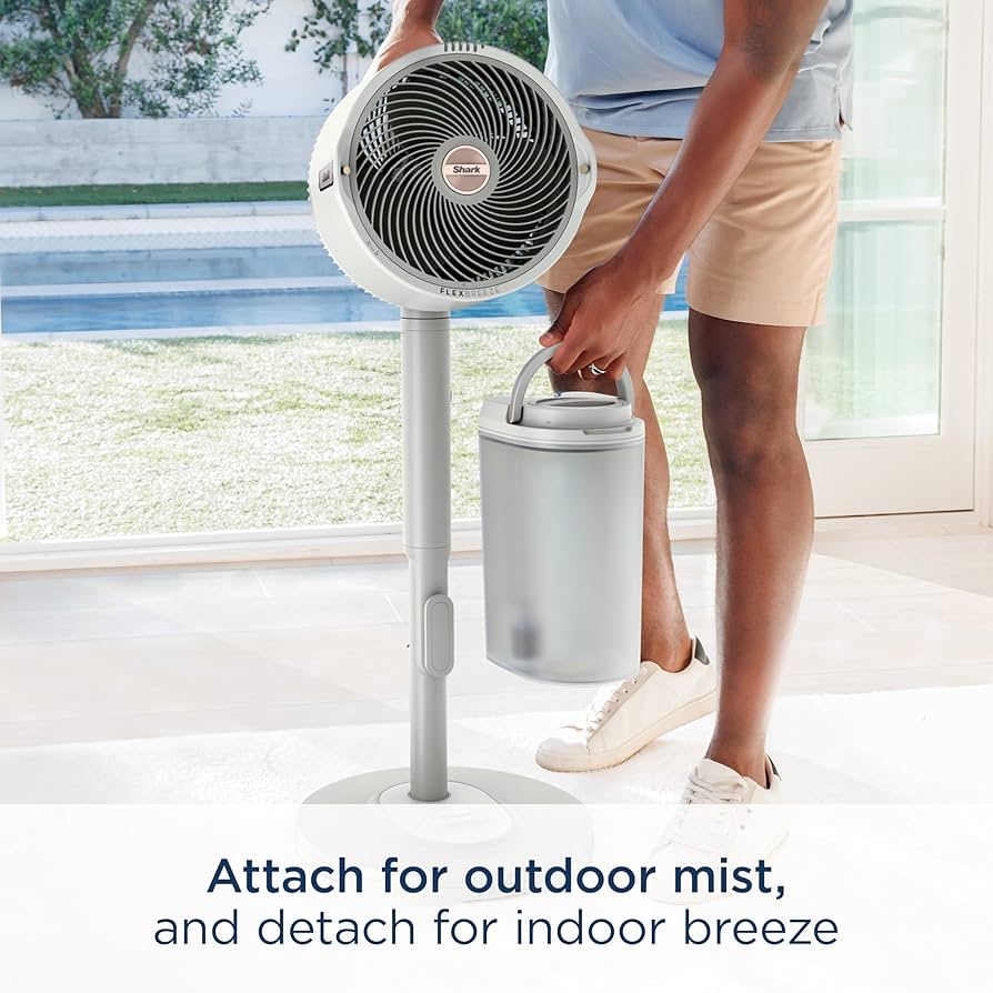 Amazon.com: Shark FlexBreeze Pro Mist Fan — Indoor & Outdoor