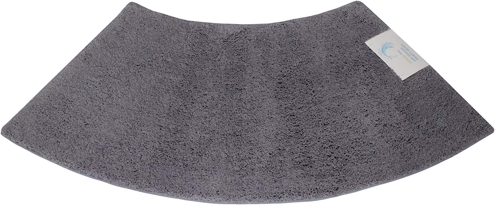 Cazsplash Luxury Quadrant Medium Curved Shower Mat (Grey)