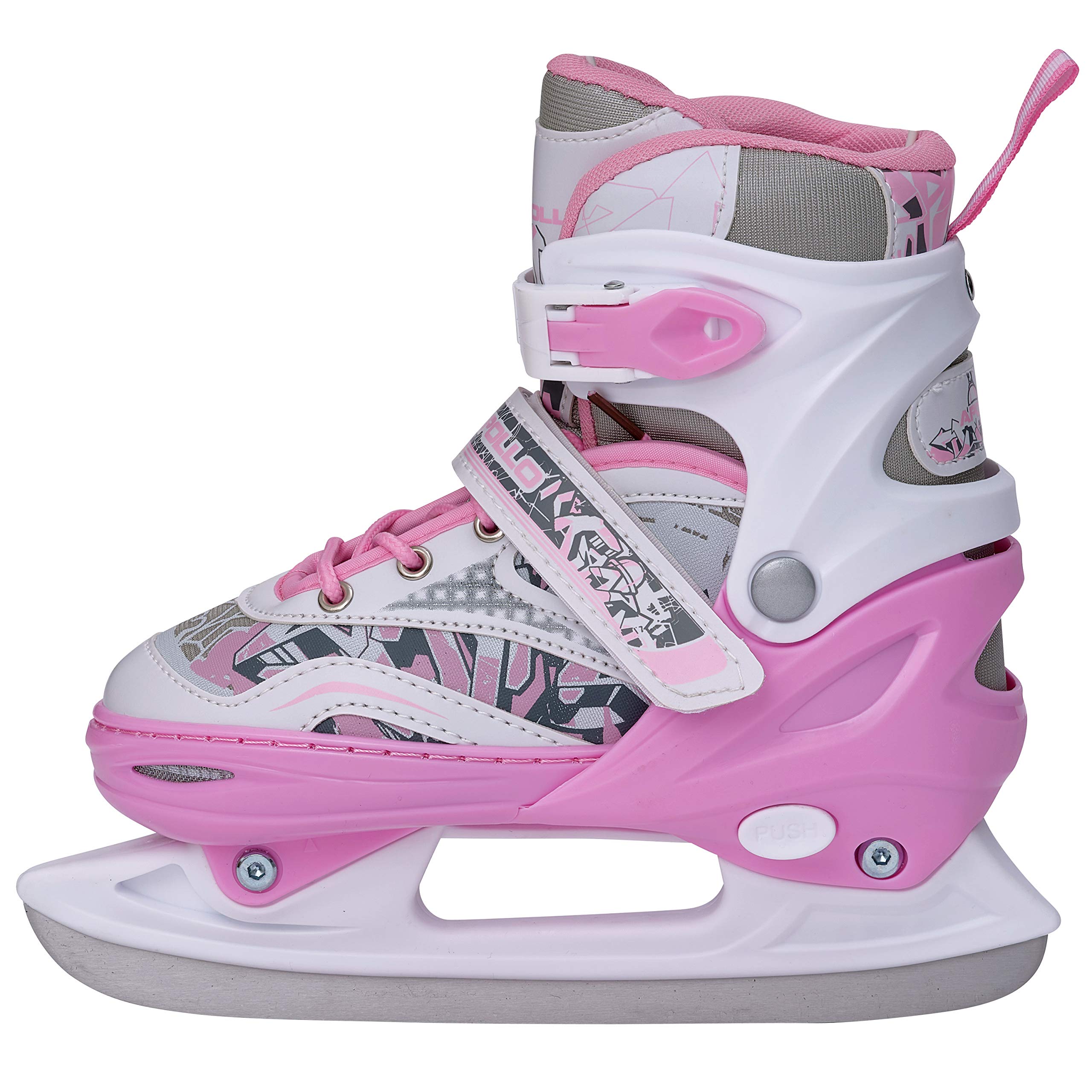 Apollo Patins à Glace Femme X Pro – Patins à Glace pour Femmes, Enfants et Jeunes, Patins à Glace Enfants Chic, 3 Tailles (31 à 42)
