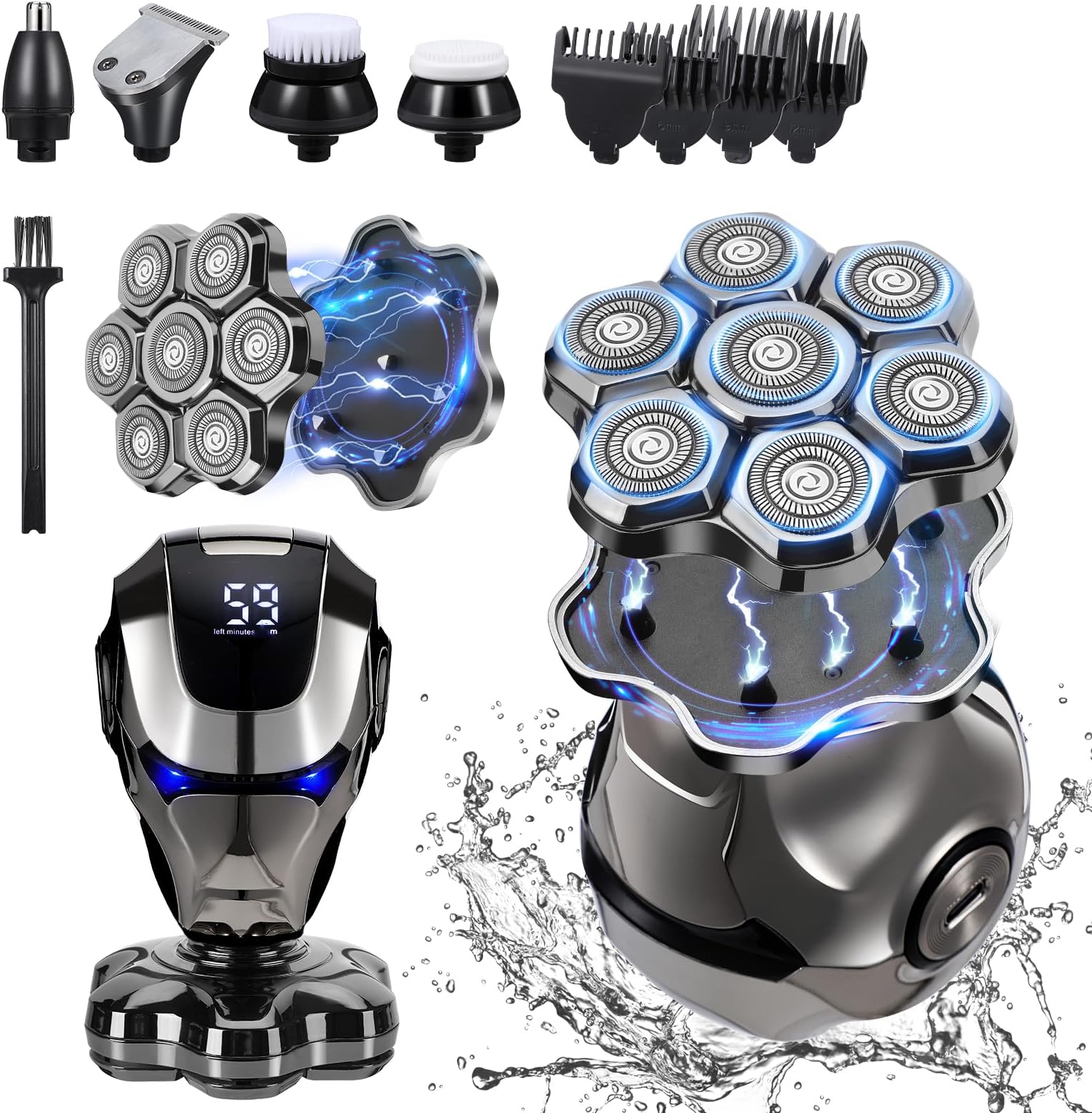 Remington balder pro head shaver black 1 count premium head