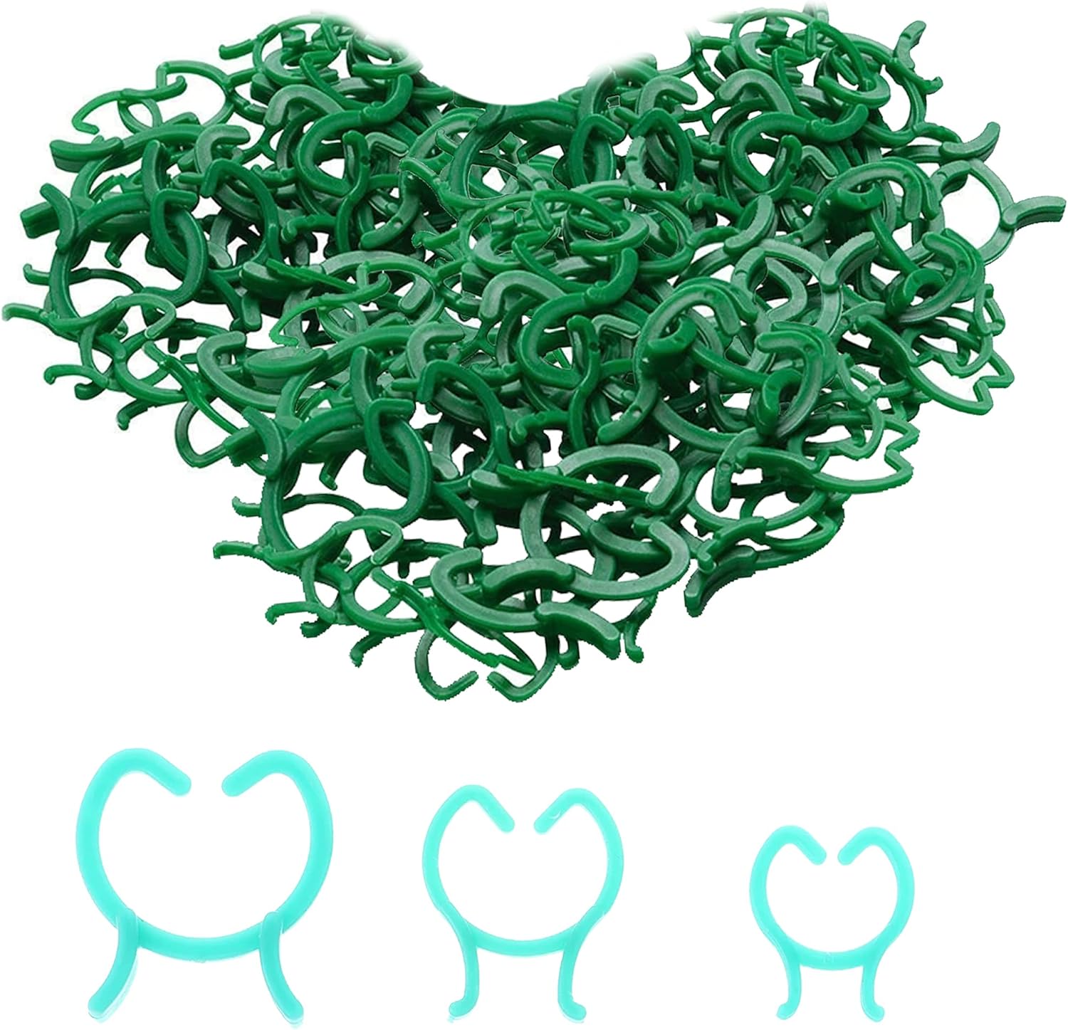 N/S 120 Pcs Plant Support Clips Garden Plant Clips Adjusting Support