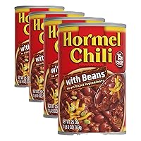 Vista 10 de HORMEL Chili Chile de res grueso con frijoles, sin ingredientes artificiales, 15 onzas