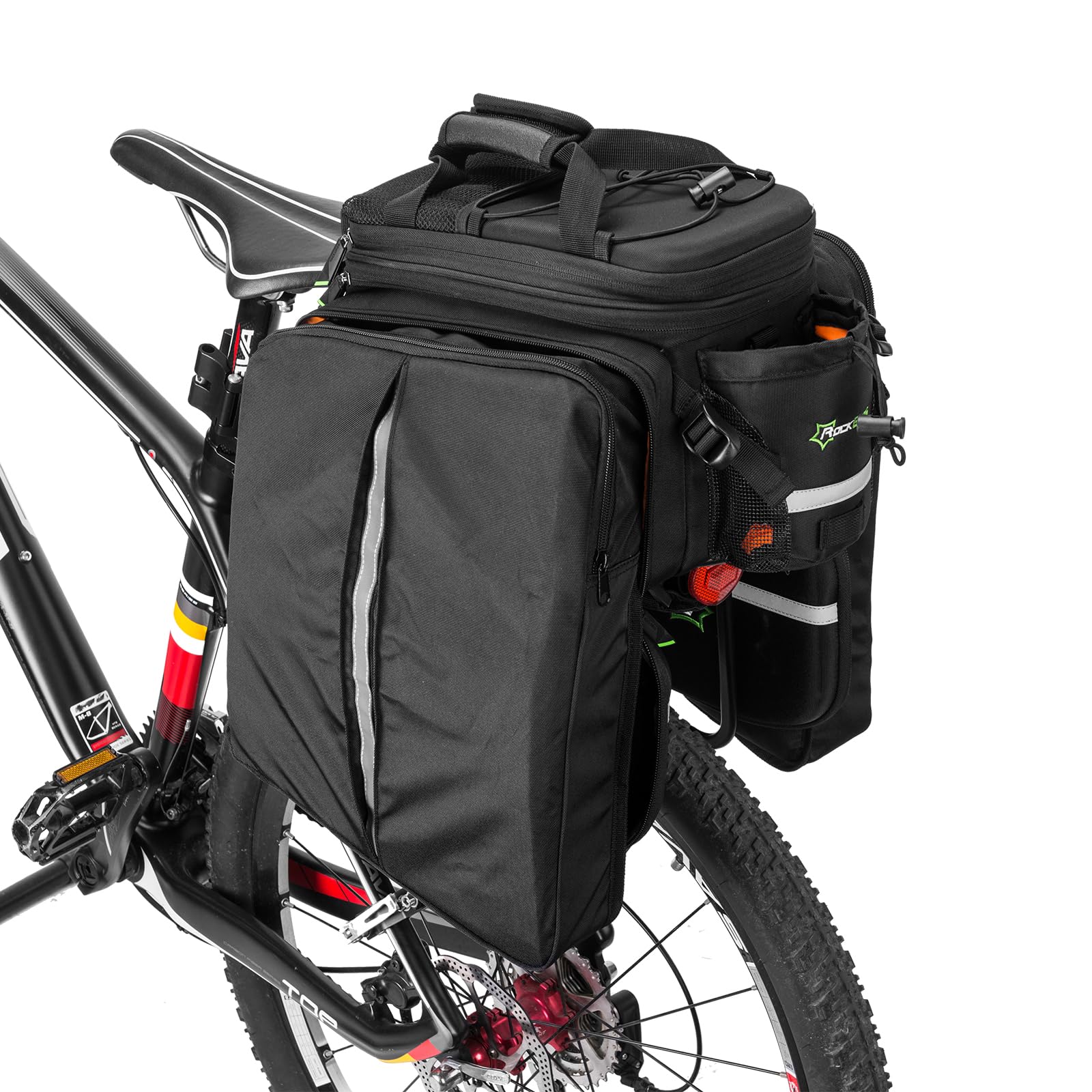 Amazon.co.jp: ROCKBROSリアバッグ 自転車 パニアバッグ 自転車サイド