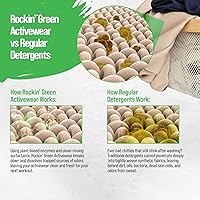 Vista 15 de Rockin' Green Detergente para ropa sucia, a base de plantas, detergente en polvo natural para ropa, vegano y biodegradable, seguro para pieles