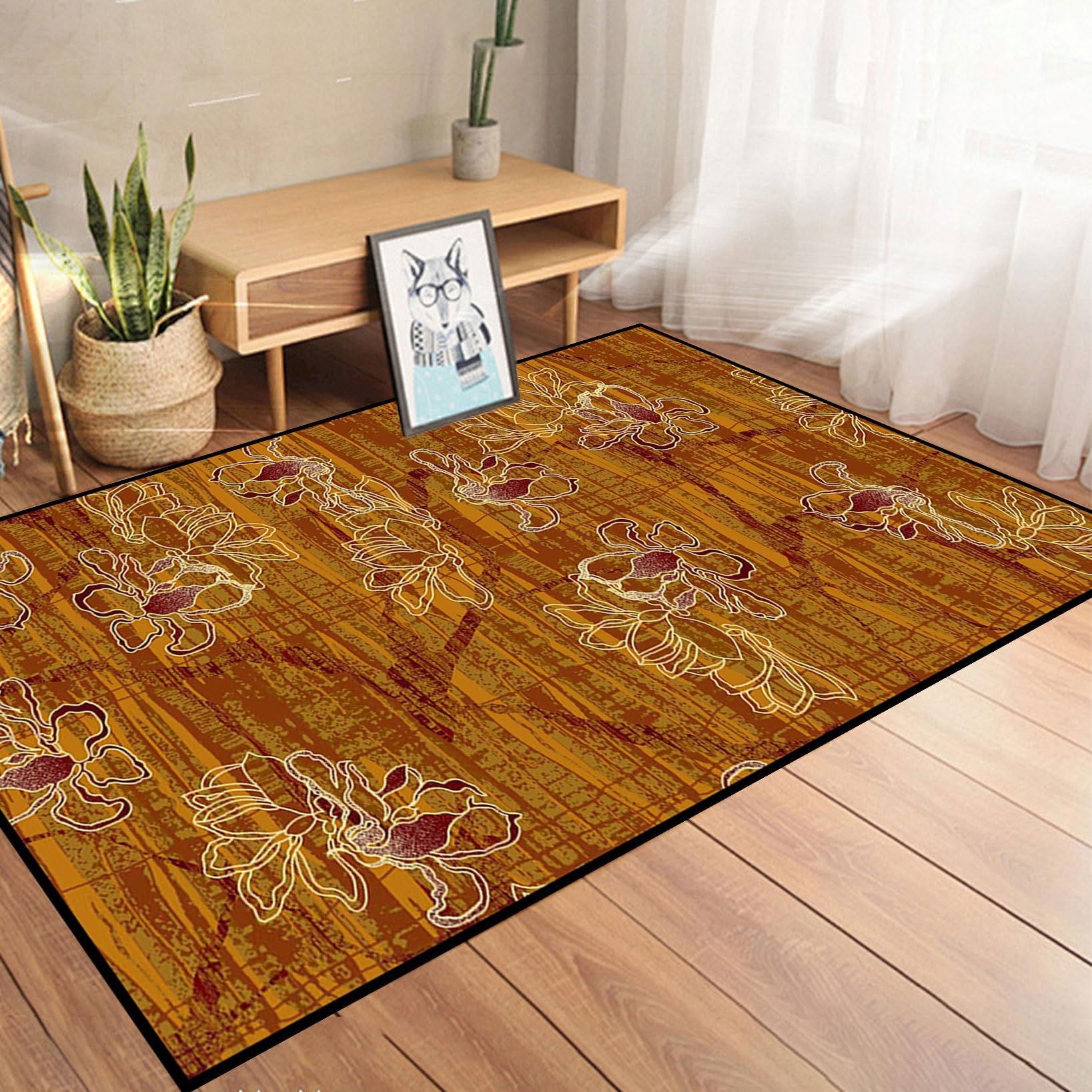 Dywanik Dywanowy 100 x 190 cm Gumowy Spód Długi Dywanik Kuchenny Do Przedpokoju Kuchnia Przedpokój Pralnia, Zmywalny, B