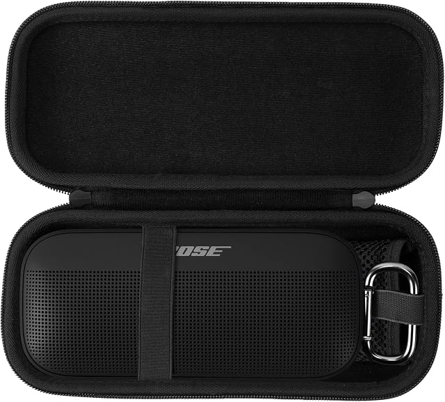 Aenllosi Hard Carrying Case for Bose SoundLink Flex Bluetooth Portable Wireless Speaker, Case Only (Black)