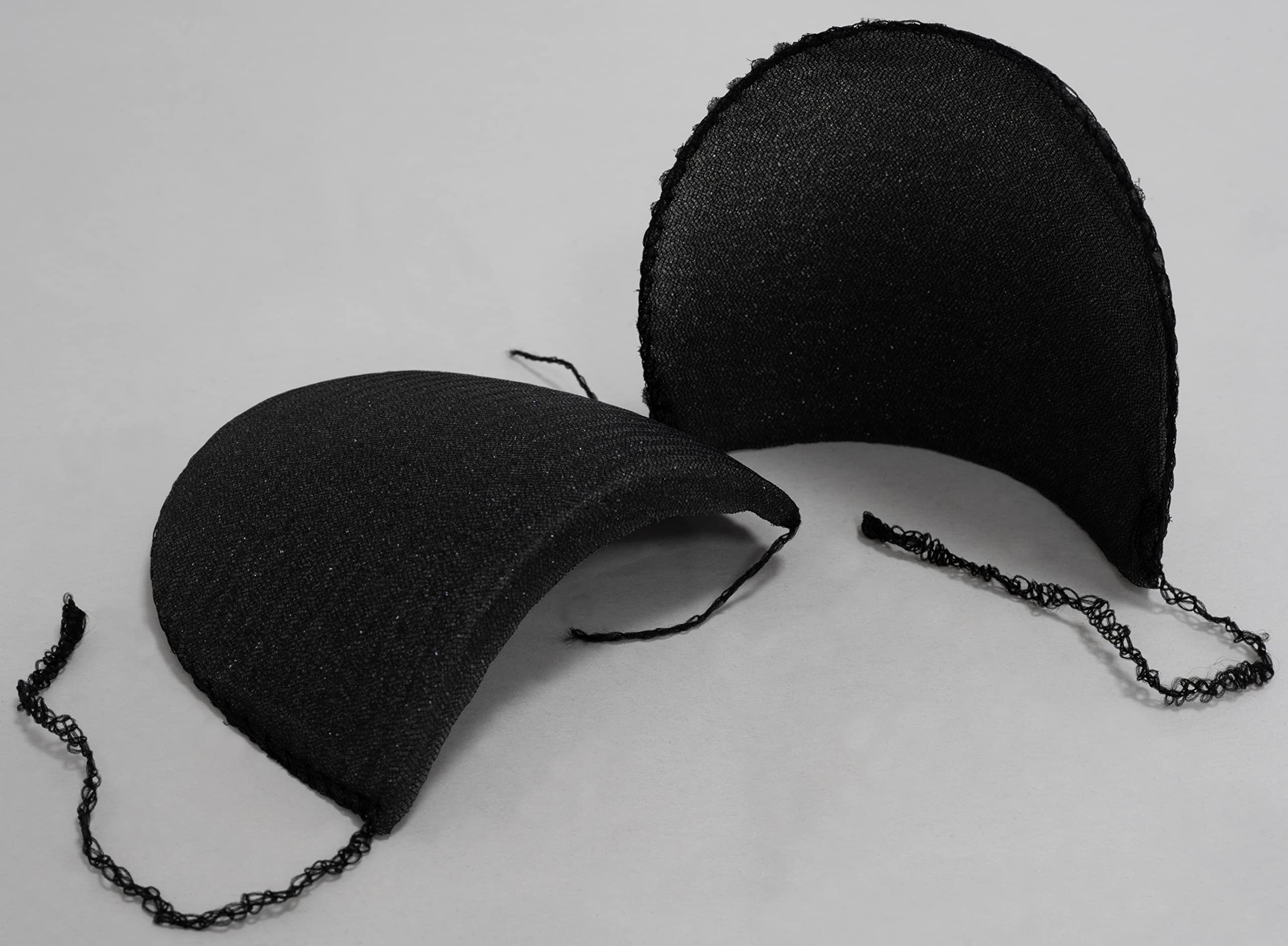 Lot De 5 Paires D'Épaulettes Pour Vêtements 115x100x8 Mm - Noires En Mousse - Femme Homme Couture
