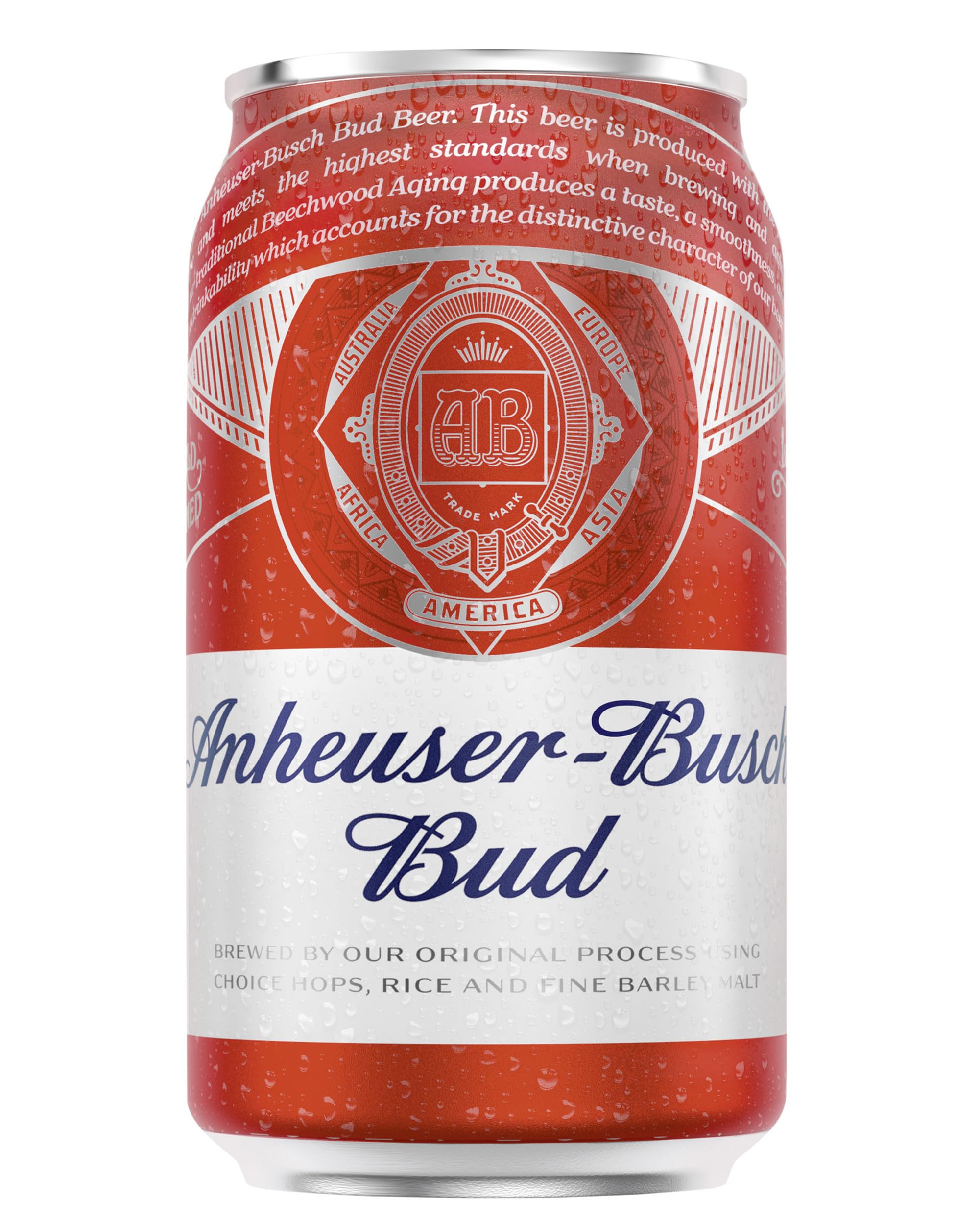Anheuser-Busch Bud, Premium Lager-Bier, EINWEG, Internationales Lager Bier (24 X 0.33 l)
