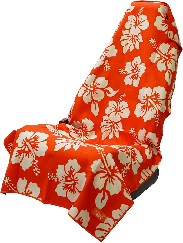 Toalha de Microfibra Sprints Flex on the Beach - Fire para Cobertura de Banco Automotivo, 158,8 x 81,3 cm