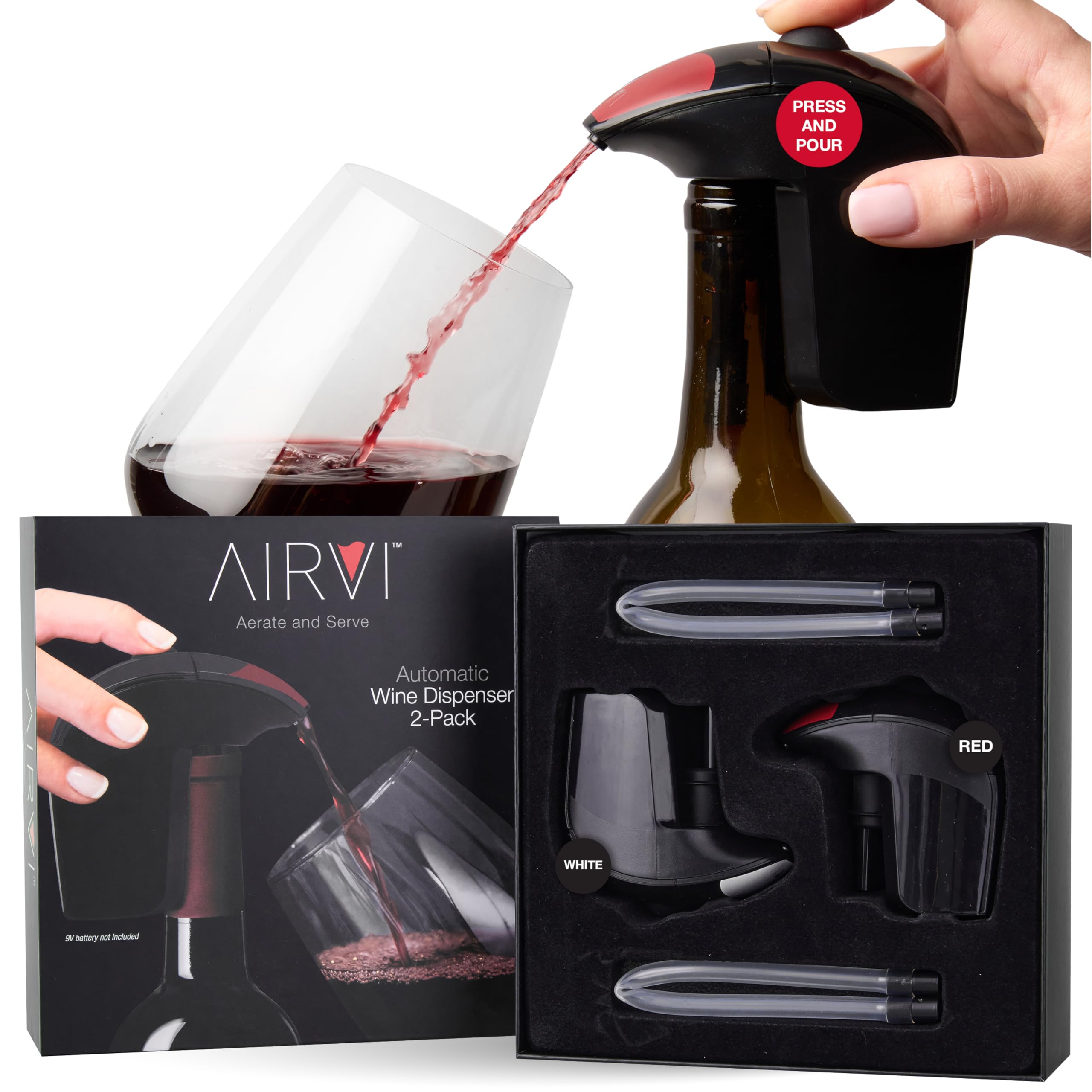 Aeratore ad aria e sapore Premium bottiglie di vino aerante versatore Decanter b