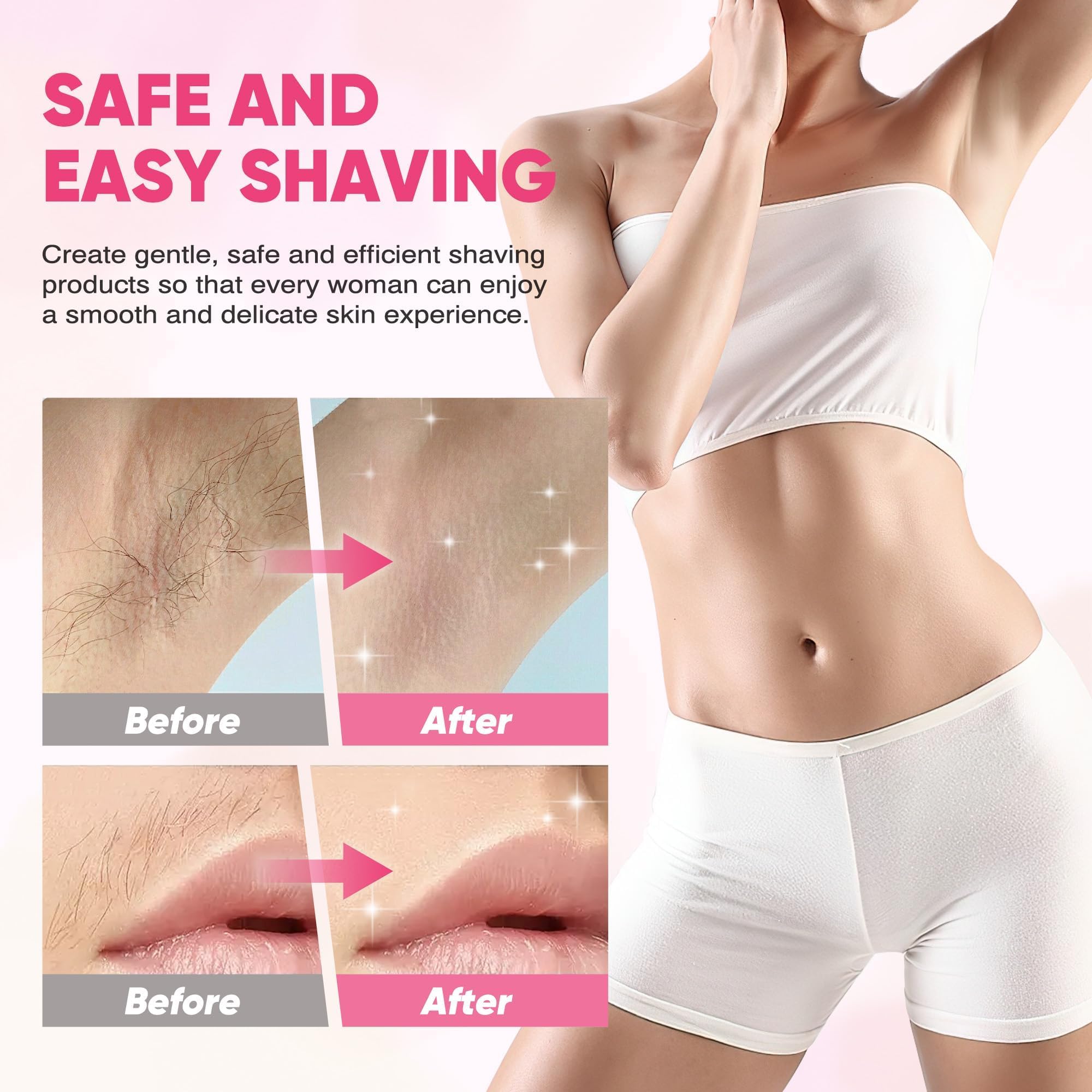 XDesign Rasoio elettrico per bikini da donna, rasoio elettrico 2 in 1 per donne, rasoio per bikini Dermave, impermeabile IPX7 e facile da pulire, lama in ceramica, durata senza fili 120 minuti, ultra