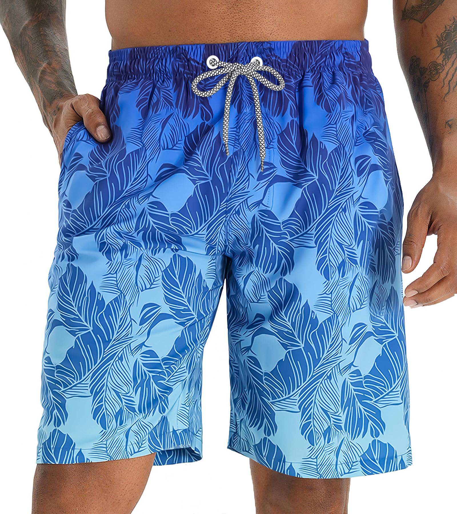 aptro Men's Swim Trunks Swimming Shorts Board Shorts Quick Dry Beach Shorts-picture-20