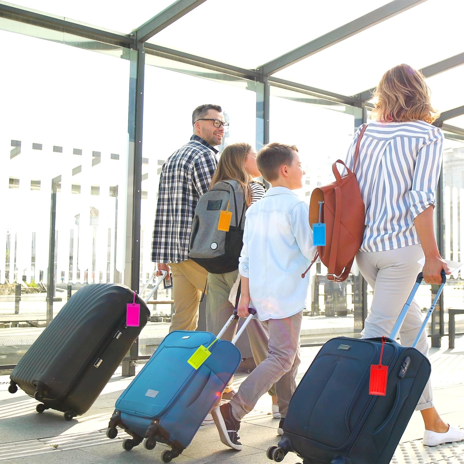 La Tags for Suitcases, Airplane Travel entials for Flying,