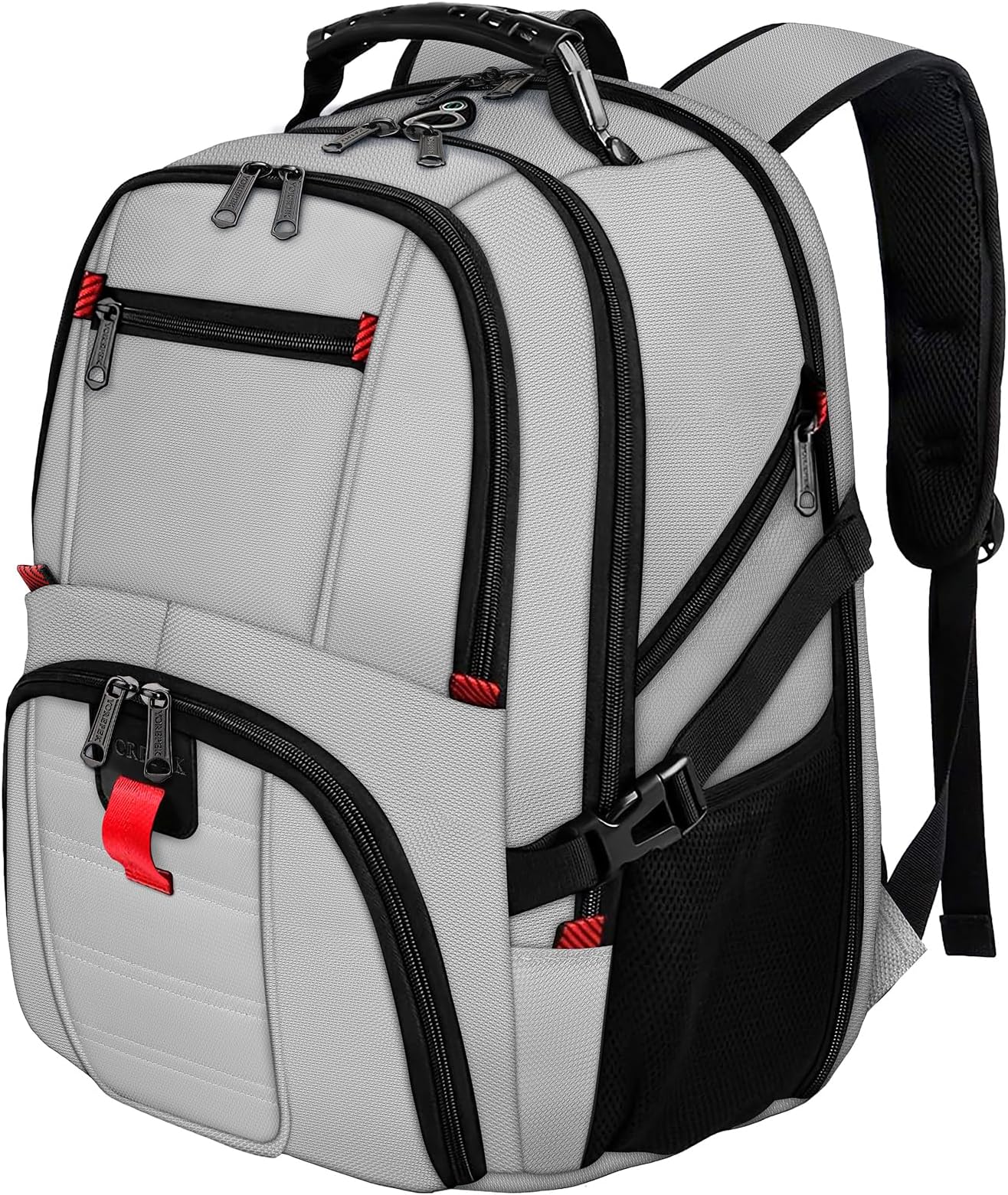 Large Backpack for Men, Extra Large Laptop Backpacks for Men Women, Water Resistant Travel Backpack Airline Approved Business Work Bag Fits 17 Inch Computer, Black