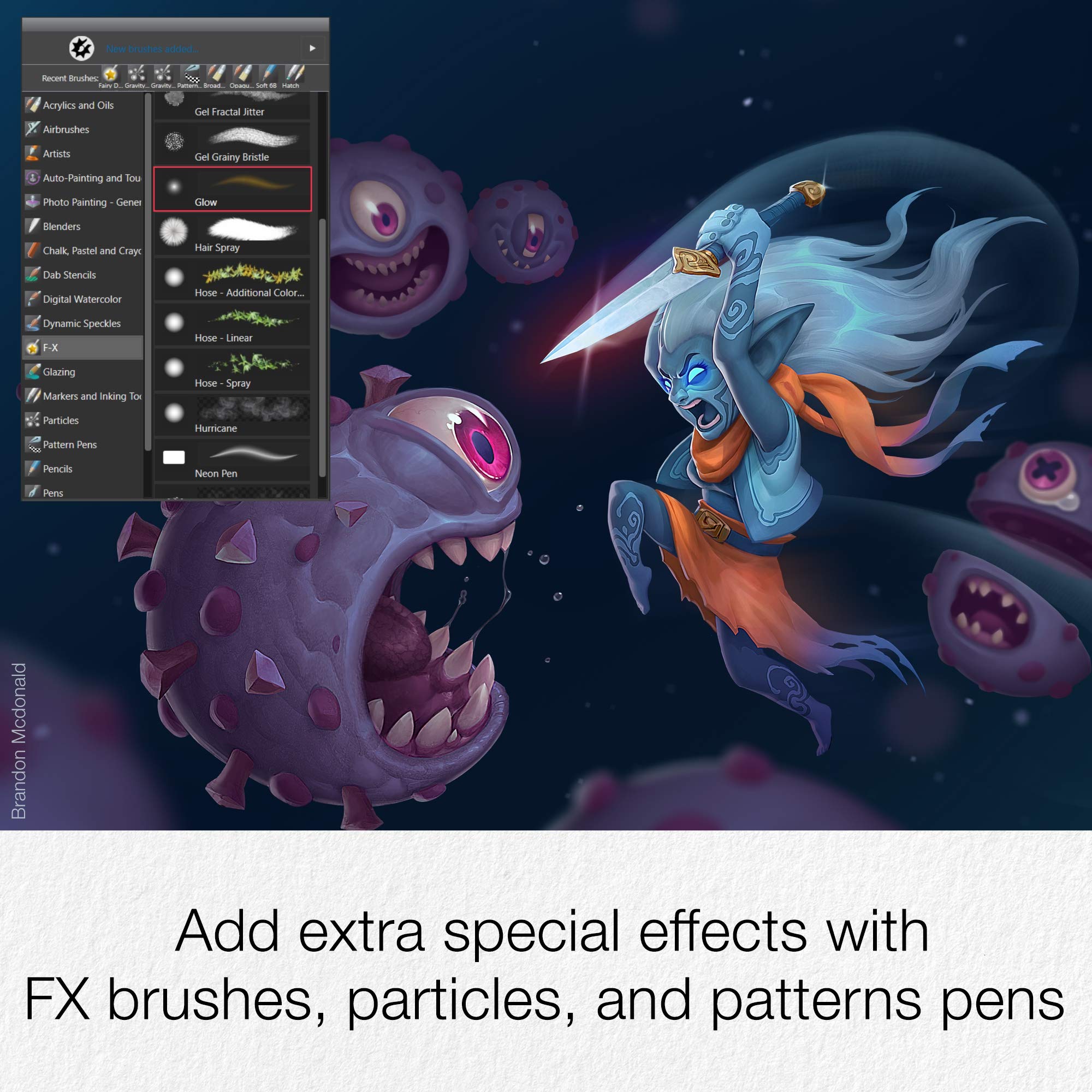 Corel Painter Essentials 8 | Logiciel de peinture numérique pour débutants | Dessin et art photo [Carte clé PC/Mac]
