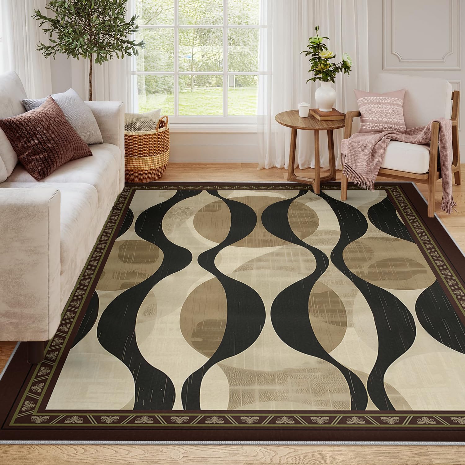 Tapis pour zones très fréquentées lavable idéal pour sublimer le salon