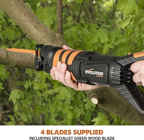 Miniatura 12 de Evolution Power Tools R230RCP - Sierra de vaivén con 4 cuchillas