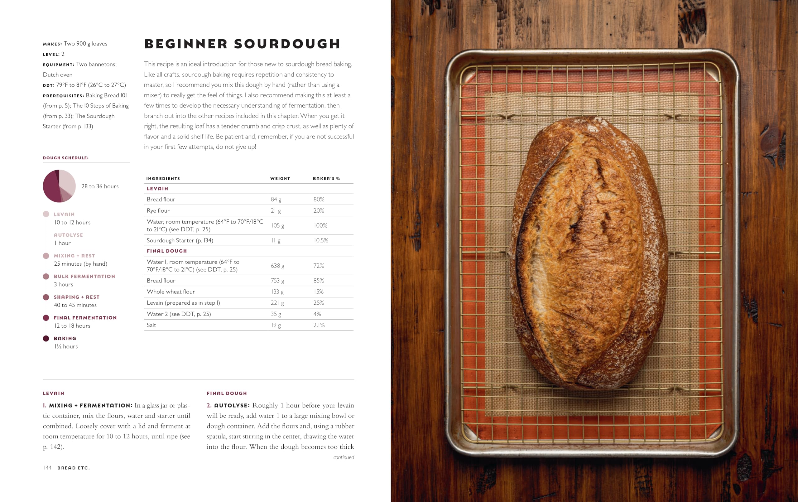 Bread Etc.: Recipes + Techniques for Baking with Sourdough, Yeasted Dough, Pizza Dough + More