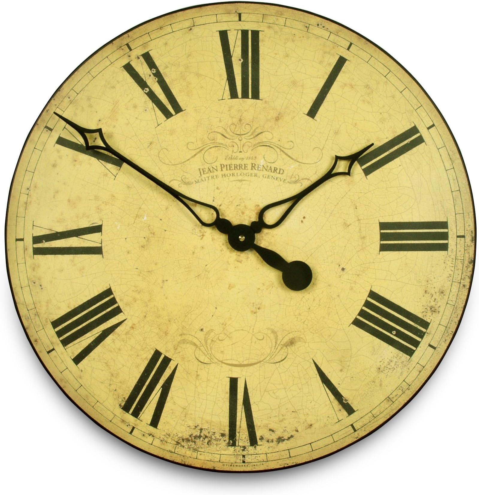 Large Swiss Clockmaker's Wall Clock - 49.6cm
