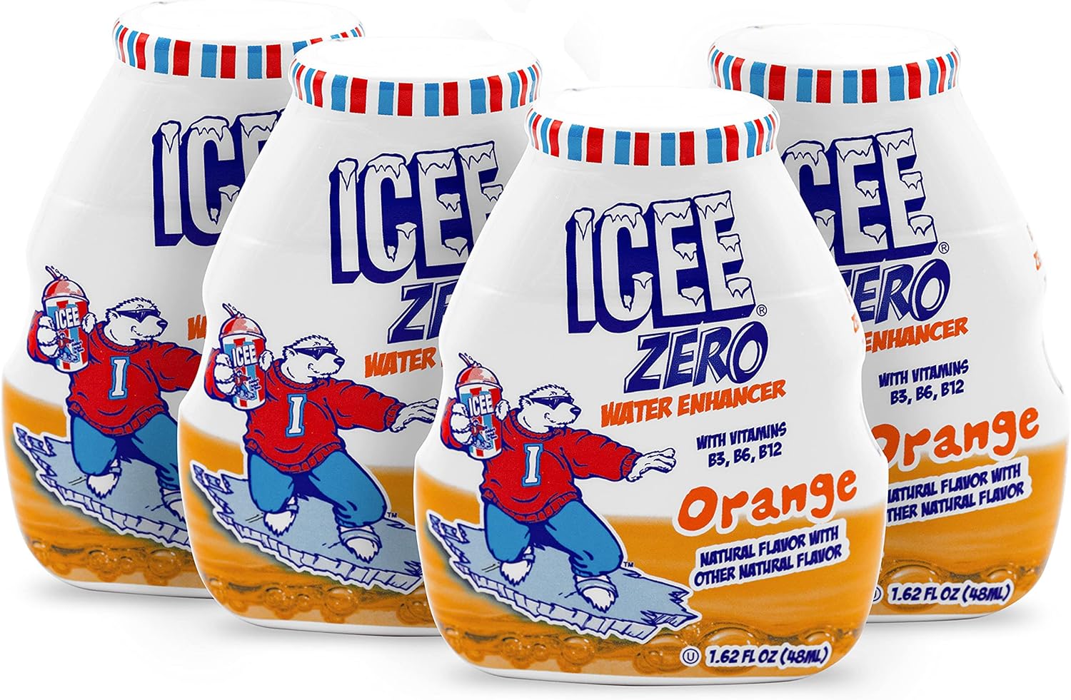 ICEE Zero Calorie Liquid Water Enhancer Drink Mix, Natural Flavor Drops