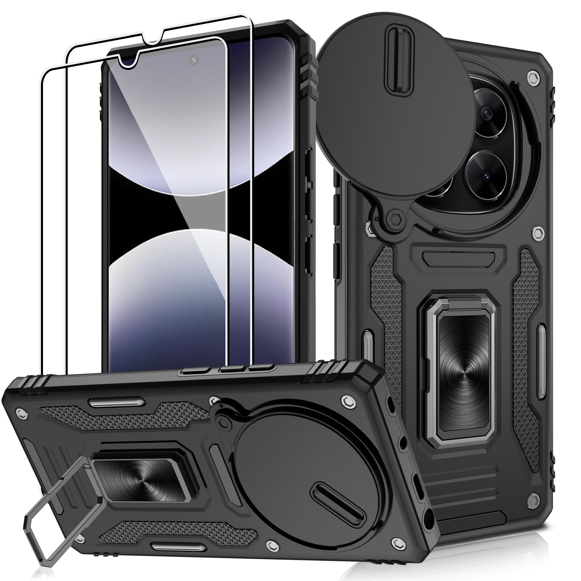 Jshru Handyhülle für Xiaomi Redmi Note 13 Pro 5G /Redmi 14 C/Note 14/Note 14 pro/14T/14T Pro/Note 15 Hülle