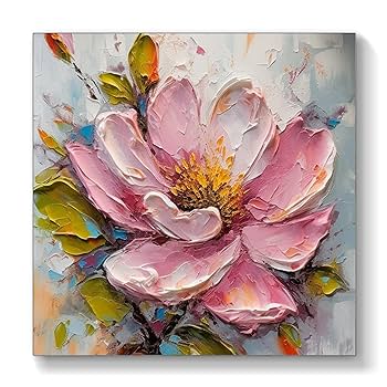絵画 Oil painting of beautiful flowers. ORIGINAL oil painting FLOWERS artwork Floral painting Yellow