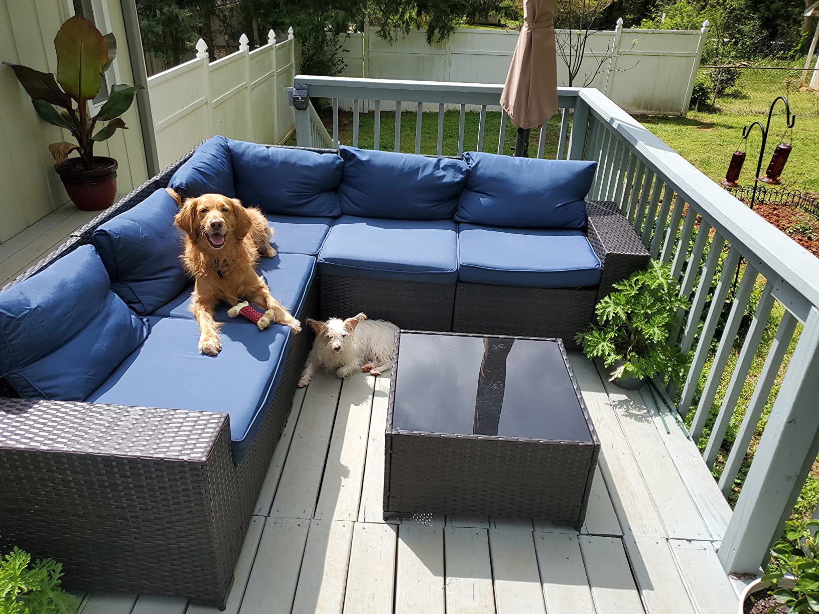 24/mo Finance Kullavik Outdoor Patio Furniture Set 6 Pieces