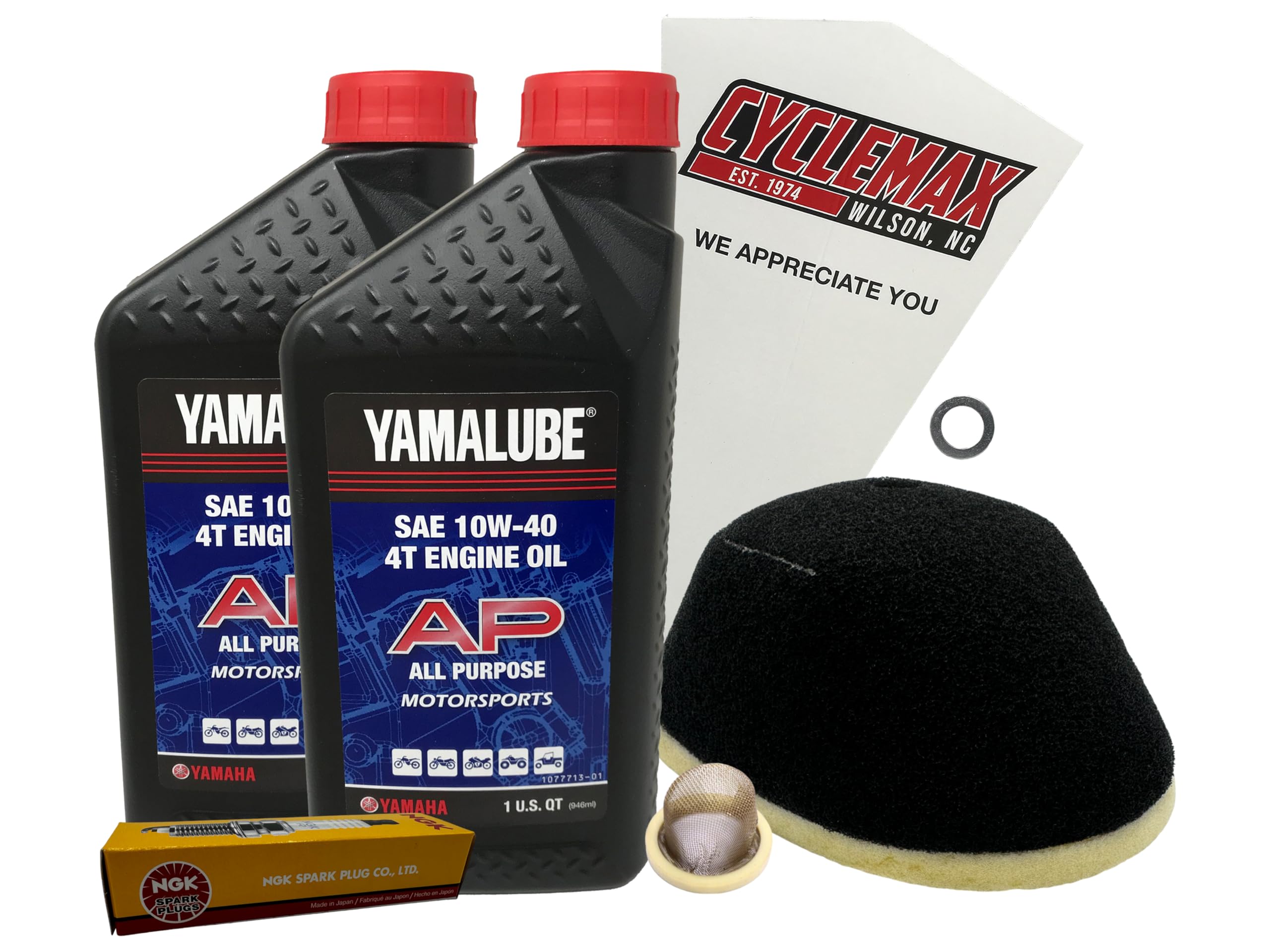 Amazon.com: Cyclemax Standard Yamalube Tune-Up Kit compatible with