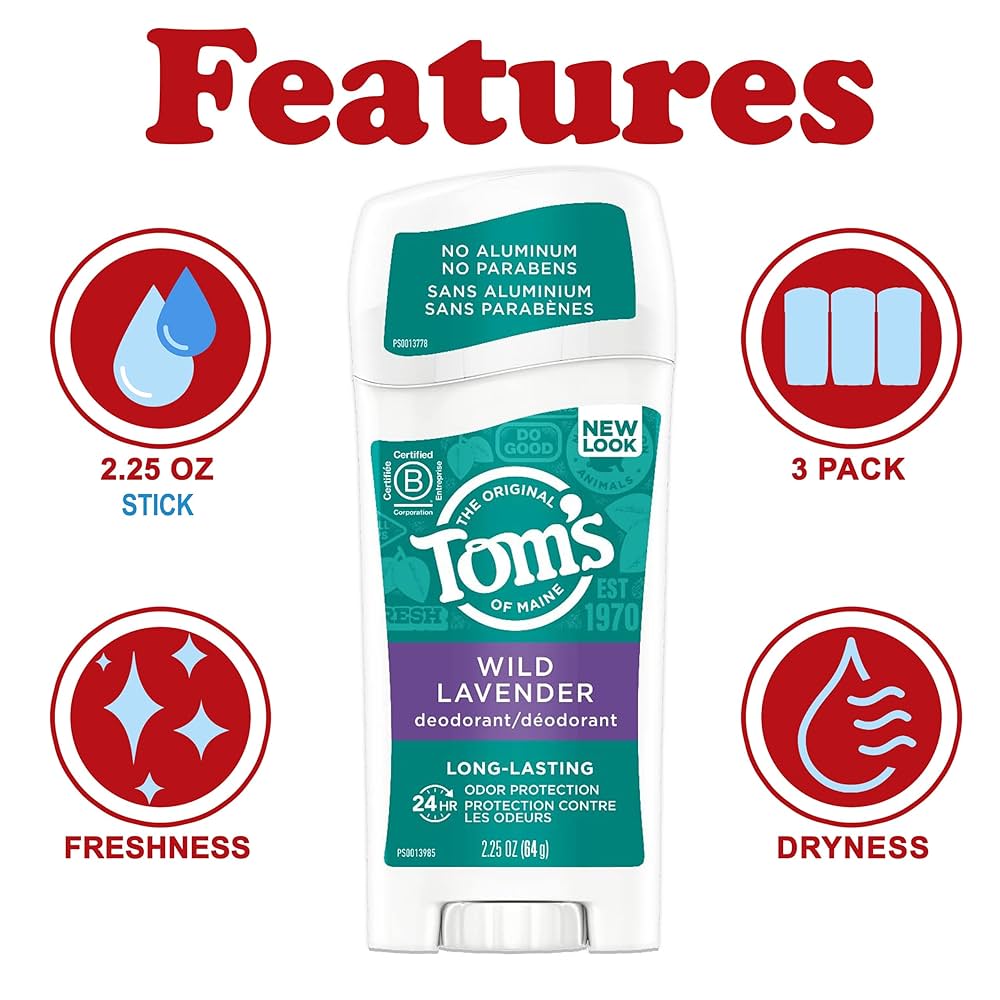 Tom's of Maine Deodorant ２本　他 Tom's of Maine Long-Lasting Men's Deodorant, Aluminum-Free