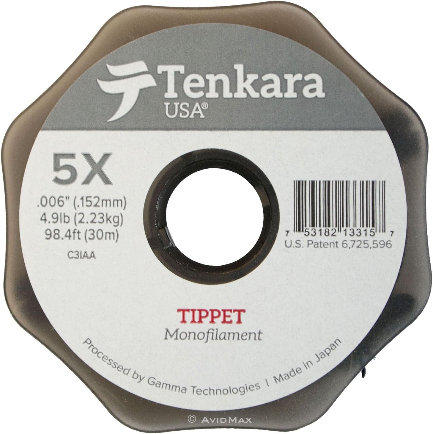 Tenkara USA Nylon Tippet, 30m 4.9 lb 5x Fly Fishing Monofilament Clear Line