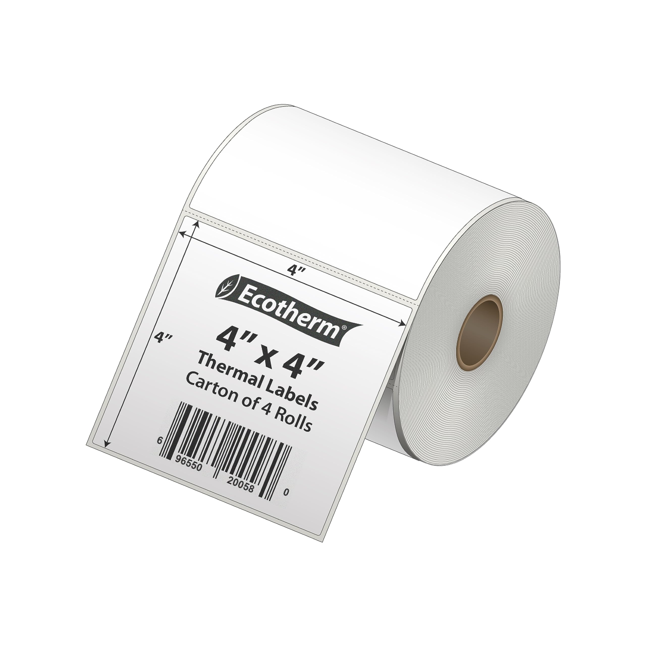 Etichette Termiche 4x4 377 Sticker Per Roll 4 Rolli - Dettaglio