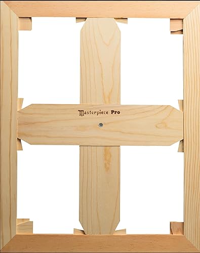 Miniatura 6 de Masterpiece Vincent Pro - Lienzo estirado de algodón #12 de 78 pulgadas, sin imprimar, de 11.5 onzas, 20 x 25 pulgadas, 1 paquete