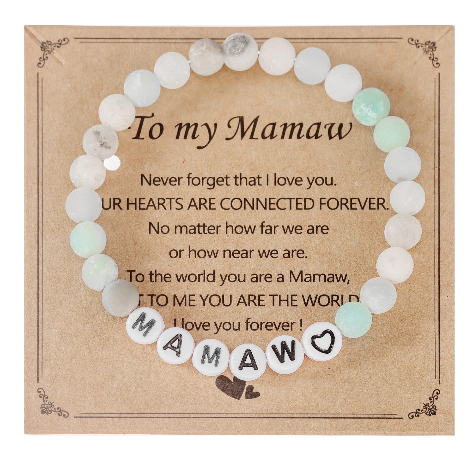 HUTIMY Gifts for Mamaw Birthday from Grandchildren Best Grandma Mothers Day Mamaw Bracelet