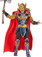 Vista 4 de Marvel Legends Series Thor: Love and Thunder Thor Action Figure 6-inch Collectible Toy, 3 Accessories