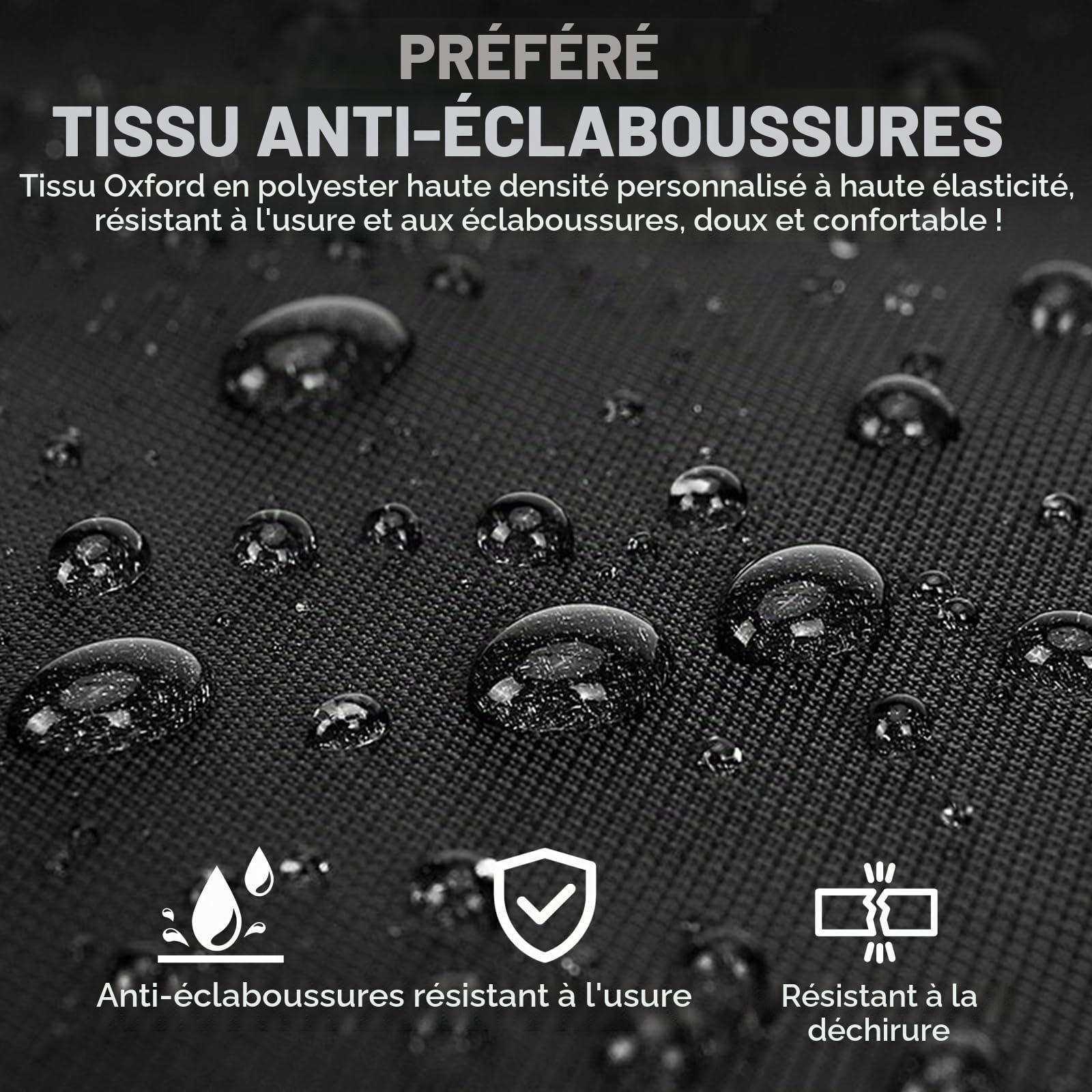 Housse pour porte 3 vélos,housses de protection porte-vélo arrière camping car, résistance à la déchirure Oxford 600D, noir (210*110*110CM)