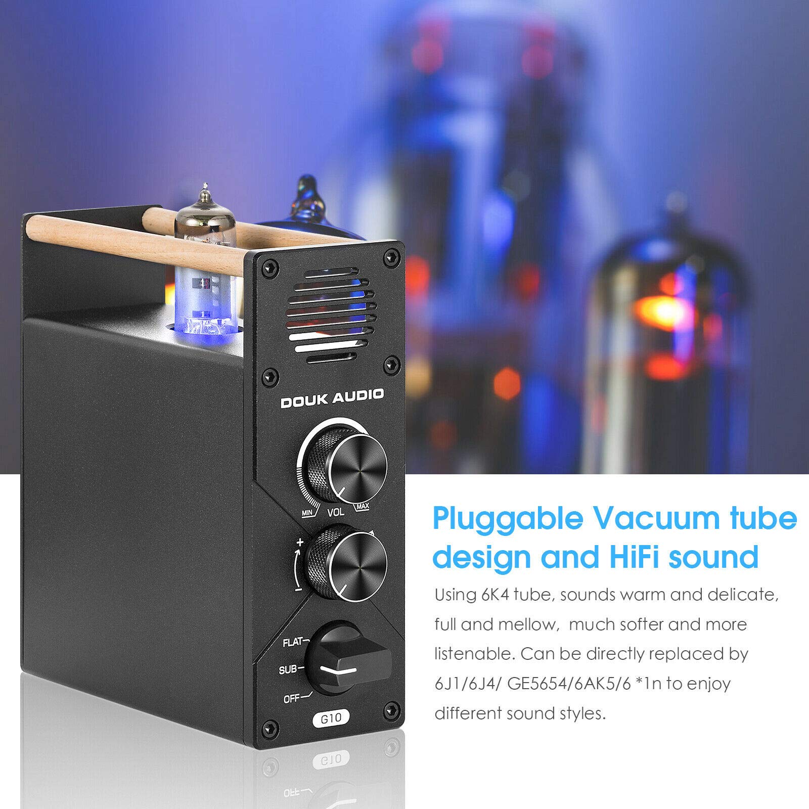 Douk Audio G10 200W Mono Channel Tube Amplifier Subwoofer / Full