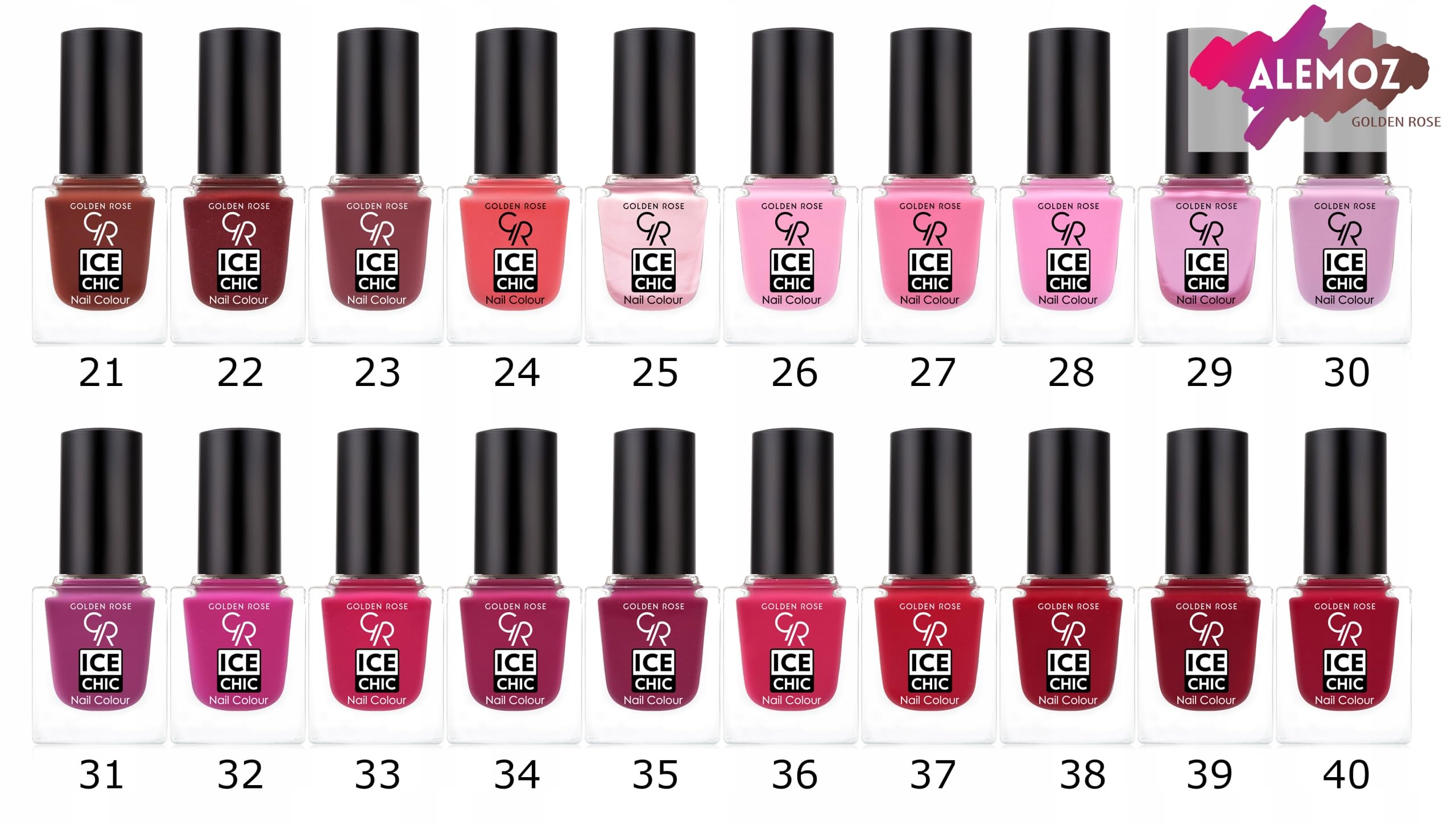 Golden Rose Ice Chic Nail Colour No:52