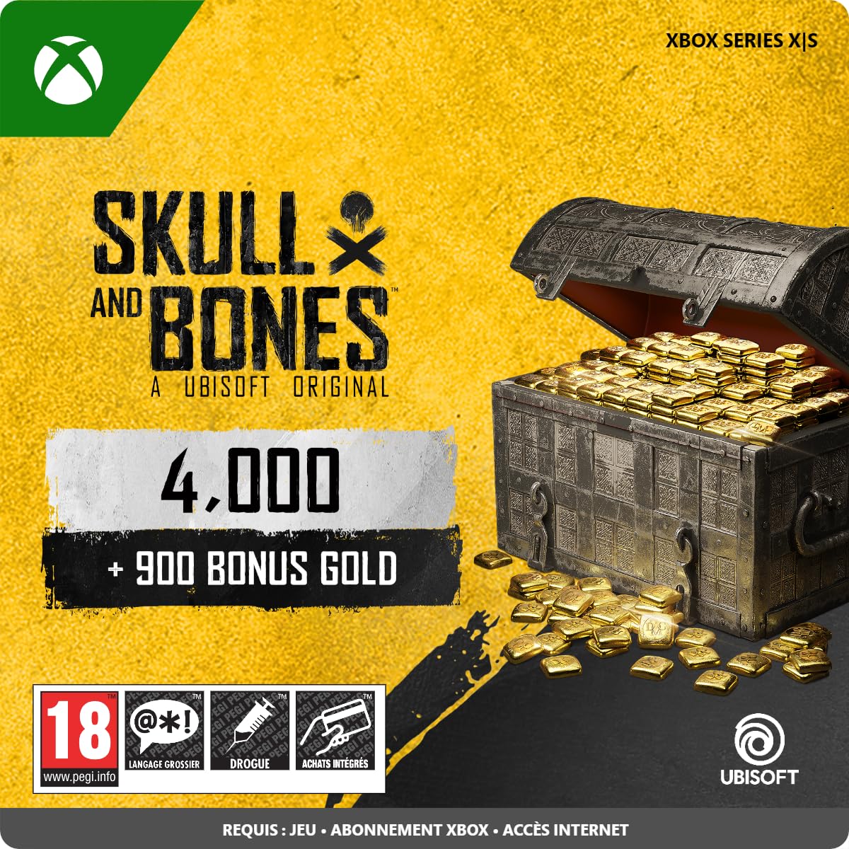 Skull and Bones - 4900 Gold | Xbox Series X|S – Code jeu à télécharger