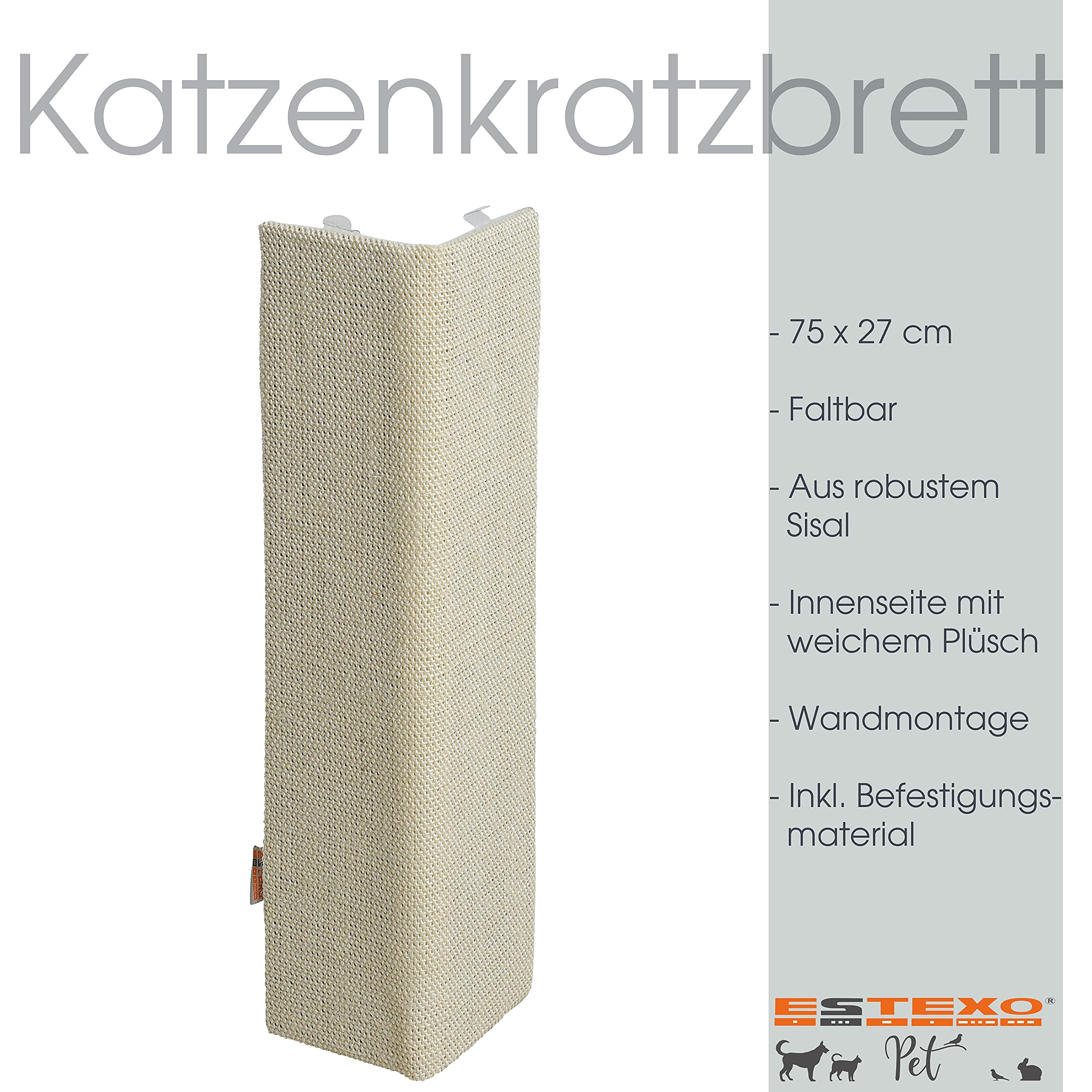 Kratzbrett Für Innen- Und Außenecken – Sisal Kr Produktbild-Vorschau 9