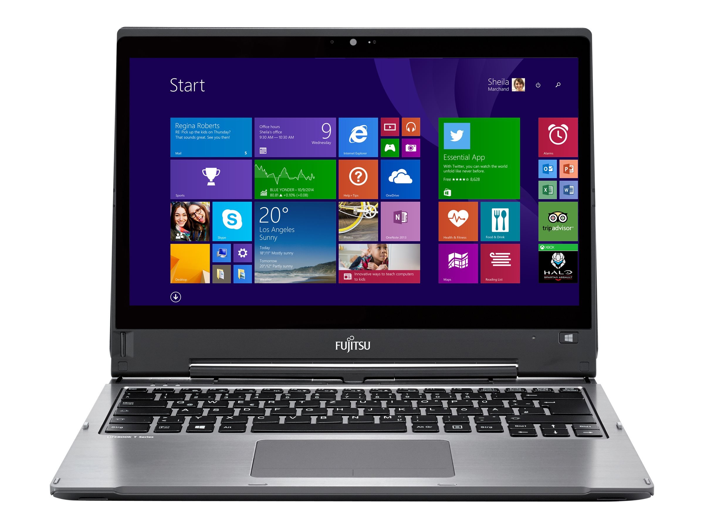 Fujitsu T935 Ultrabook Touch 13.3 Inch Silver (Intel Core i7, 8GB