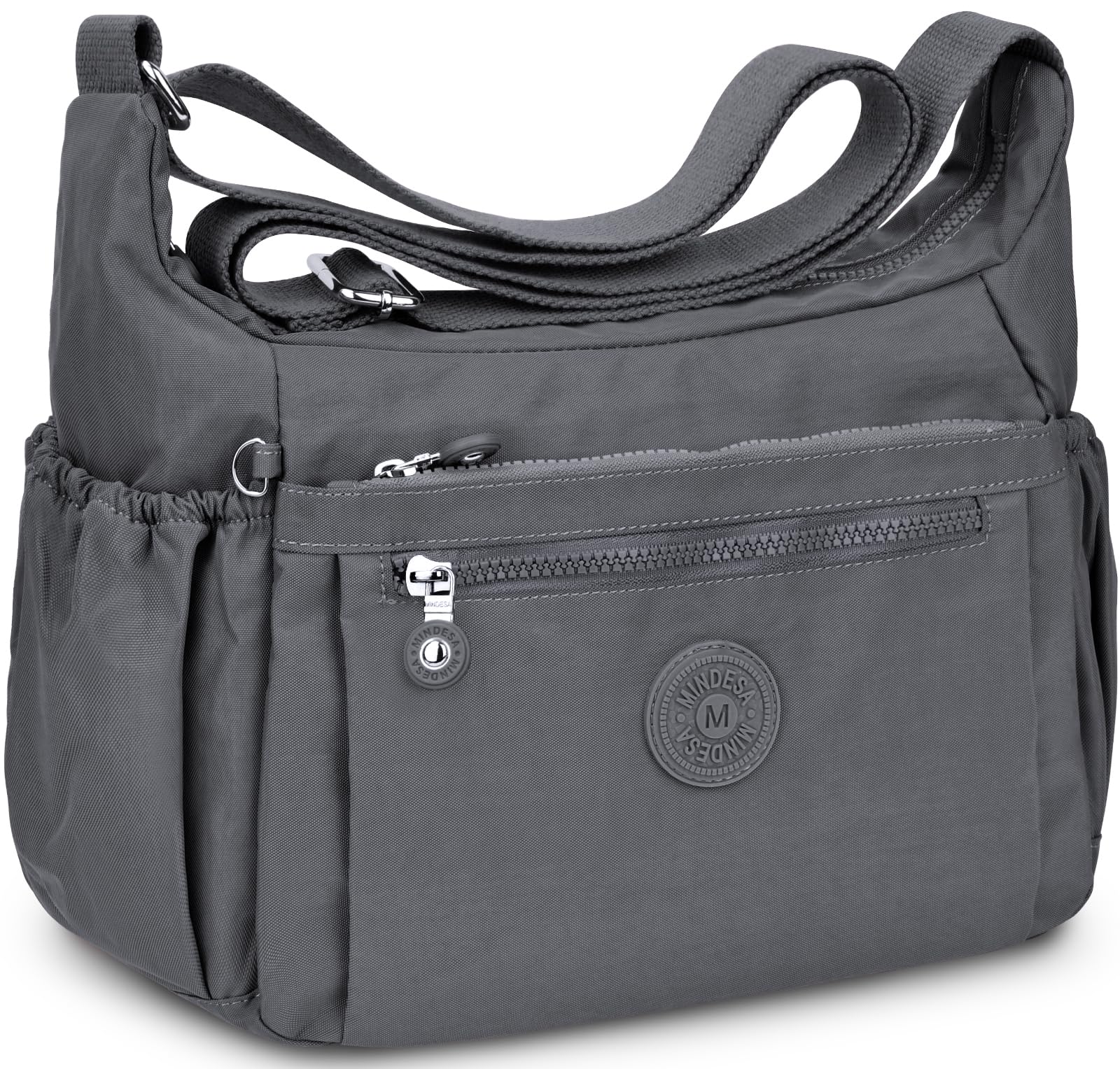 WACCET Borsa a Tracolla da Donna, Borsa Tracolla Grande Multitasche in Nylon Impermeabile Borsa a Spalla Donna con Tracolla Regolabile Leggera Crossbody Bag Donna per Shopping Lavoro Viaggio Festa