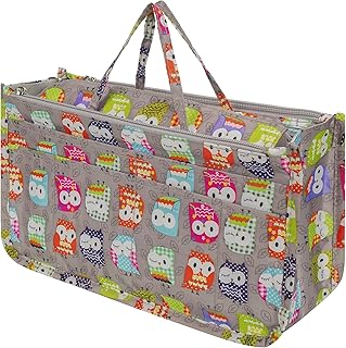 Bolsa de cosméticos de viaje con búho para mu...