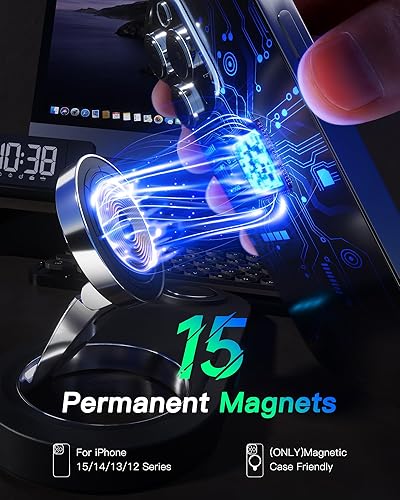 Miniatura 3 de Cargador inalámbrico 2024, estación de carga inalámbrica 3 en 1, soporte de cargador inalámbrico rápido para iPhone 15 14 13 12 11 Pro Max XR XS 8