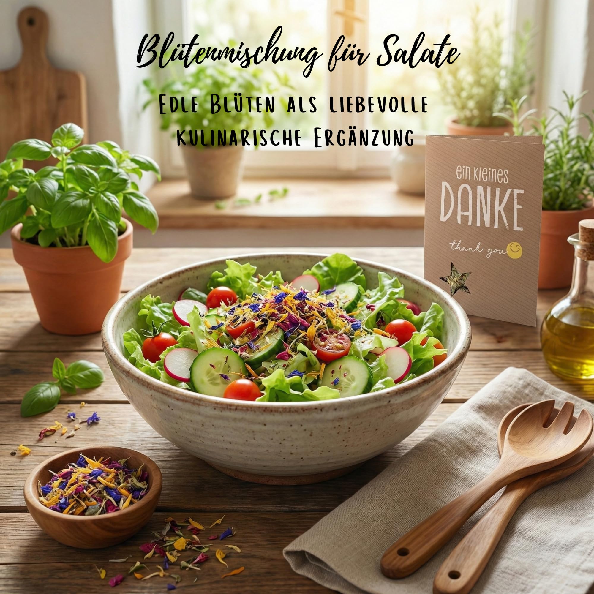 Dankeschön Geschenkset mit Tee, Schokolade & Gewürzsalz – Geschenkbox als kleine Aufmerksamkeit für Frauen & Männer, Danke Geschenk zum Dankesagen, Mitbringsel für Freundin, Mama & Kollegin